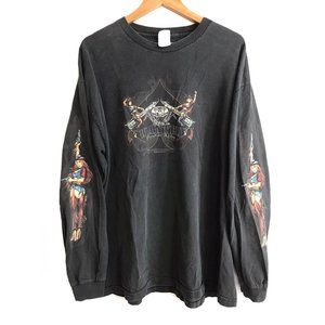 Wanted Dead Or Alive Mens 2XL Long Sleeve T Shirt